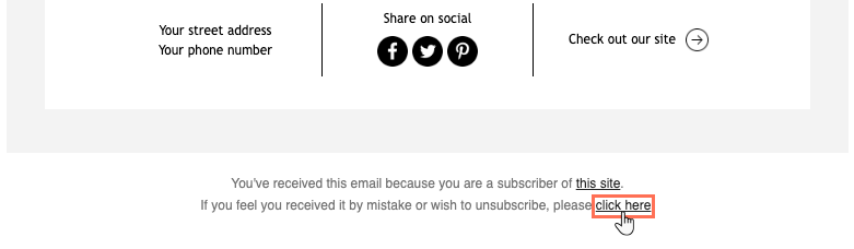 Redamp.io | Unsubscribe Email Scam