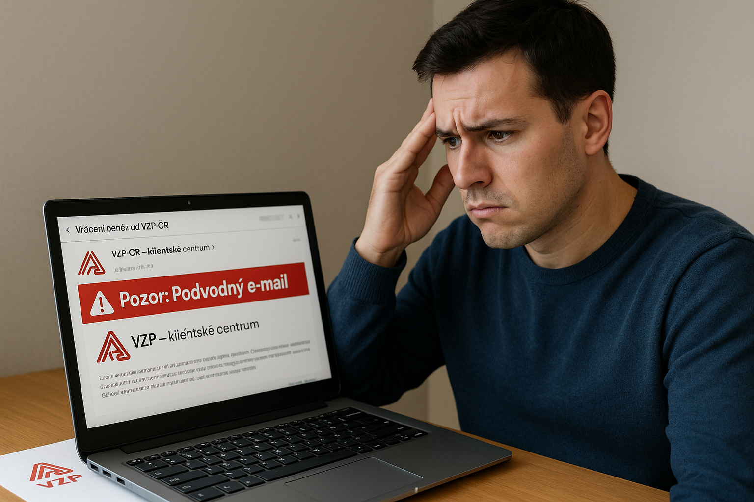 Redamp.io | Phishing targeting VZP clients