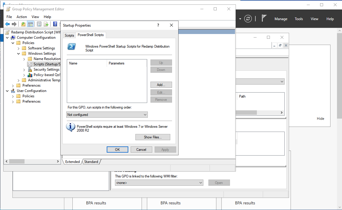 Redamp.io | Add PowerShell script
